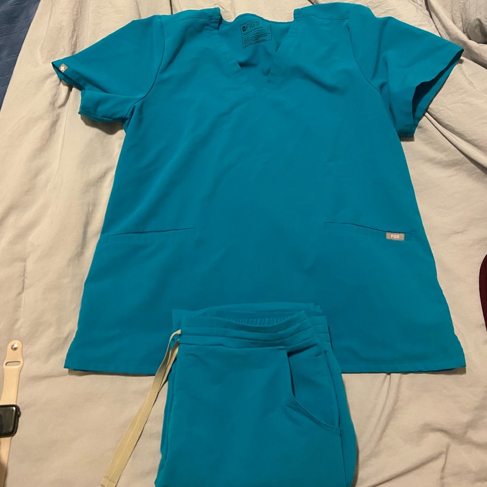 Figs teal scrubs